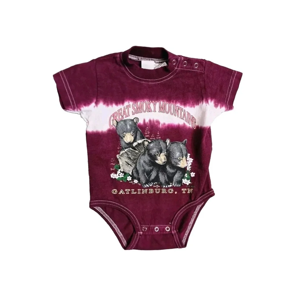 USA sport‎ Club Baby Bodysuit  12 Months GREAT SMOKY MOUNTAINS GATLINBURG, TN